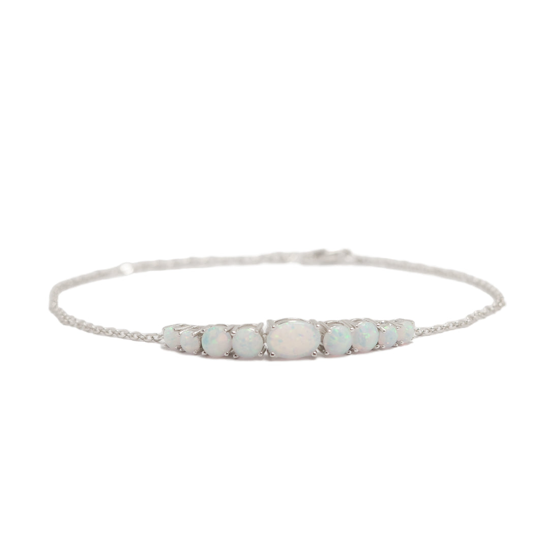 opal polaris bangle bracelet - Lyra