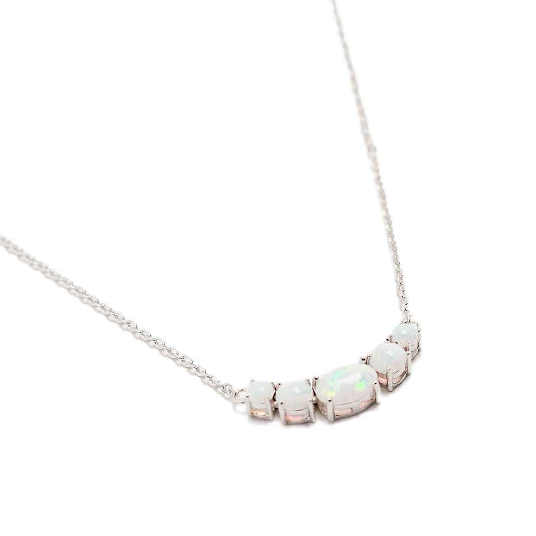 opal polaris necklace - Lyra
