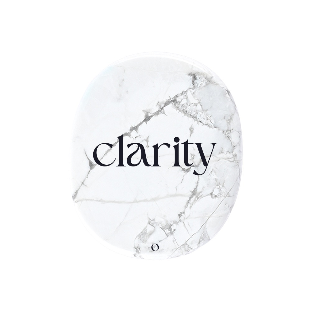 ⚪️ clarity stone-firm