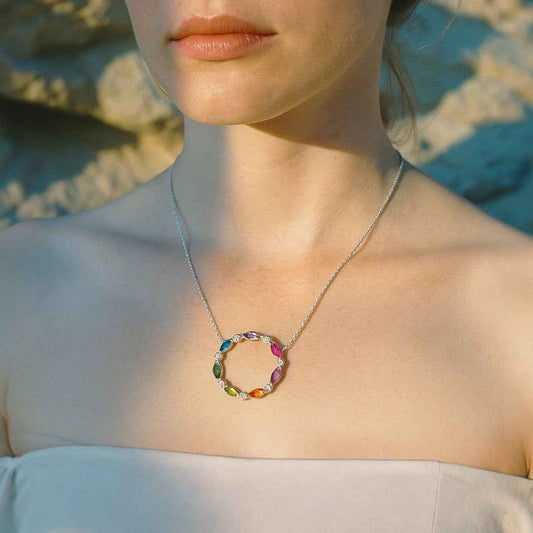 rainbow harmony necklace - Lyra
