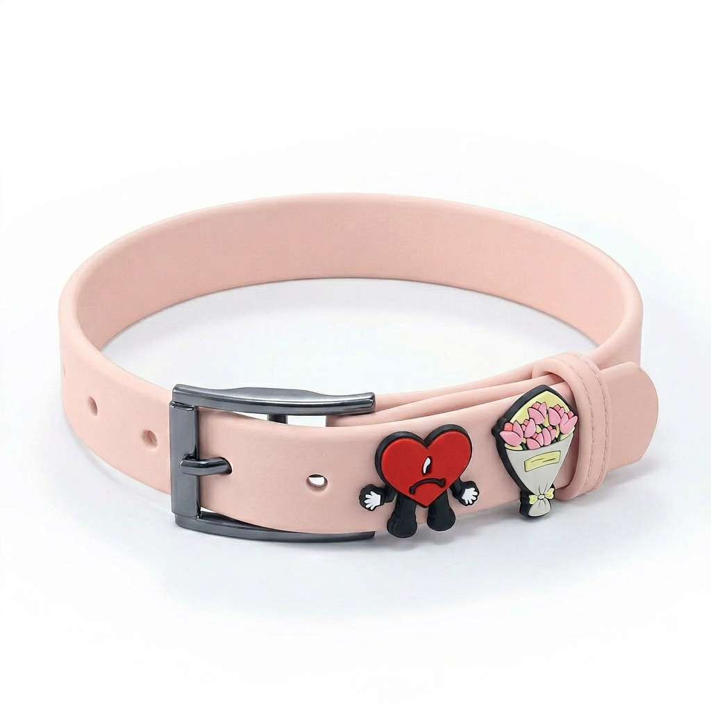 Customizable Charm Pet Collar