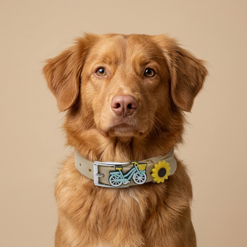 Customizable Charm Pet Collar