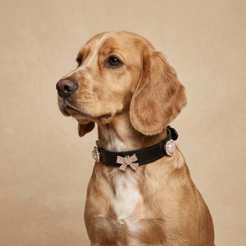 Customizable Leather Pet Collar