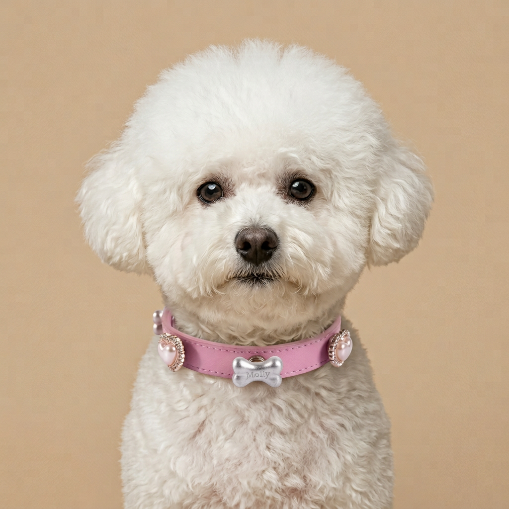Customizable Leather Pet Collar