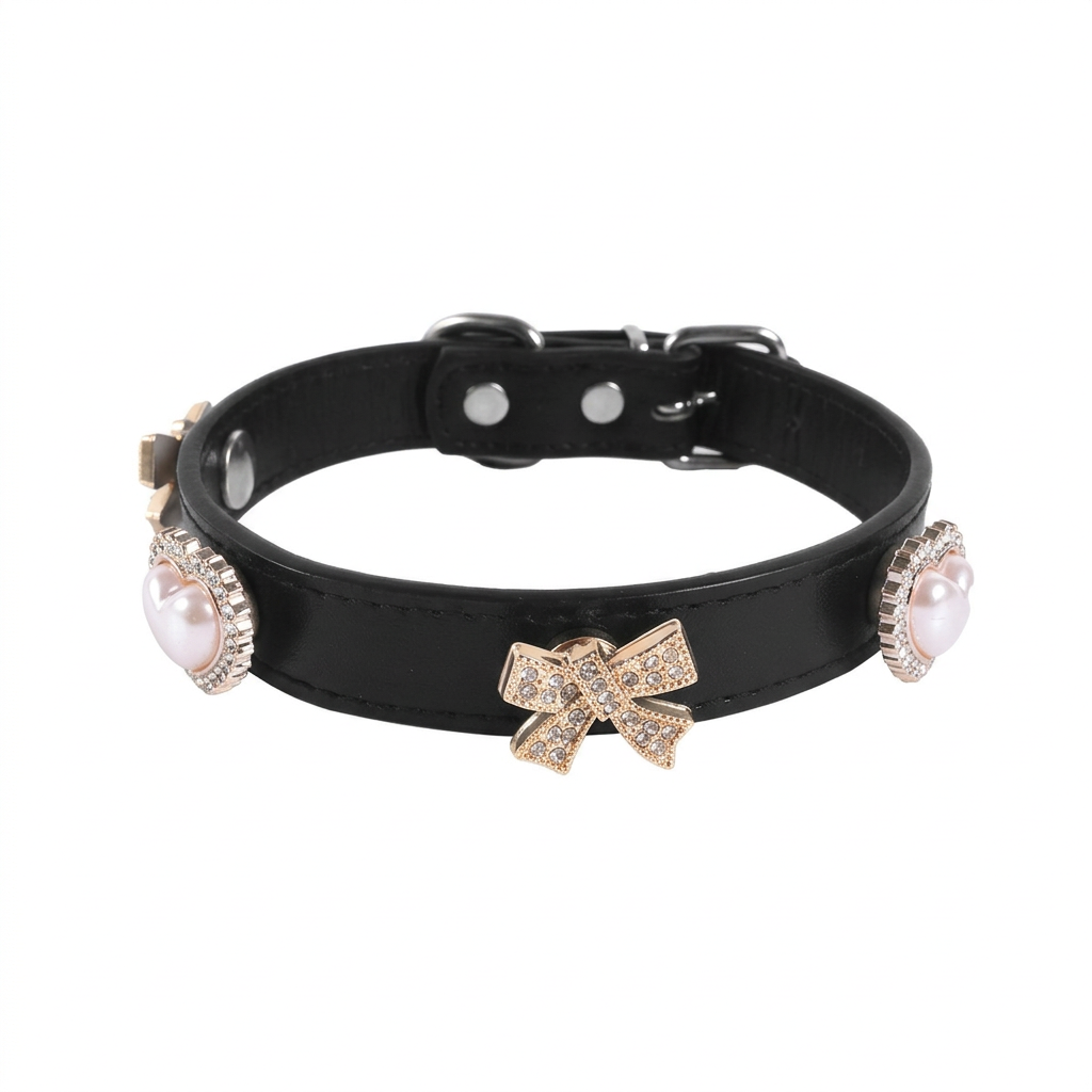 Customizable Leather Pet Collar