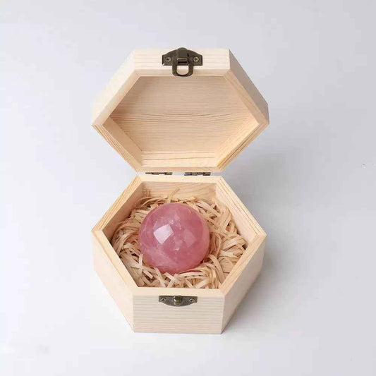 rose quartz love sphere - Lyra