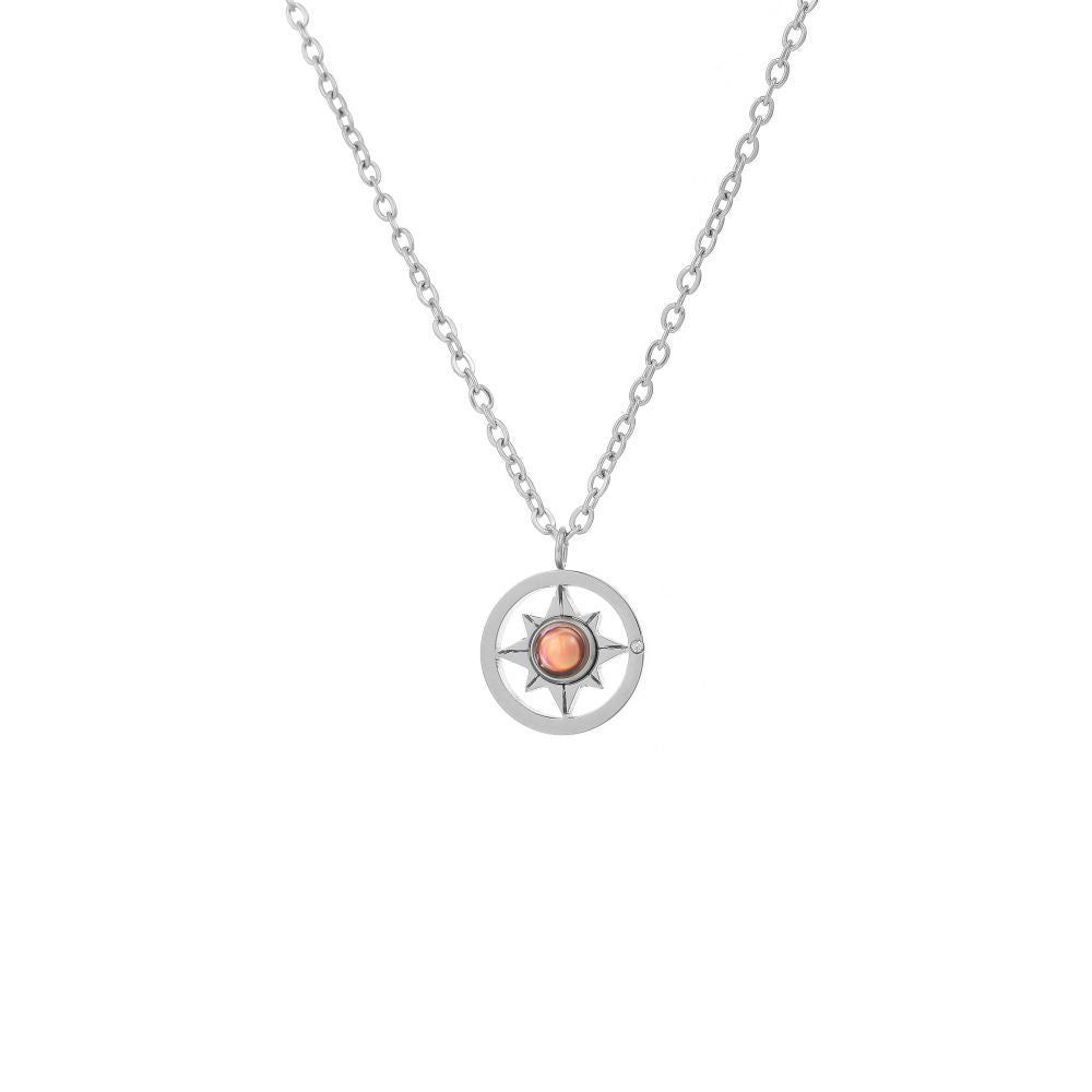 compass projection necklace - Lyra
