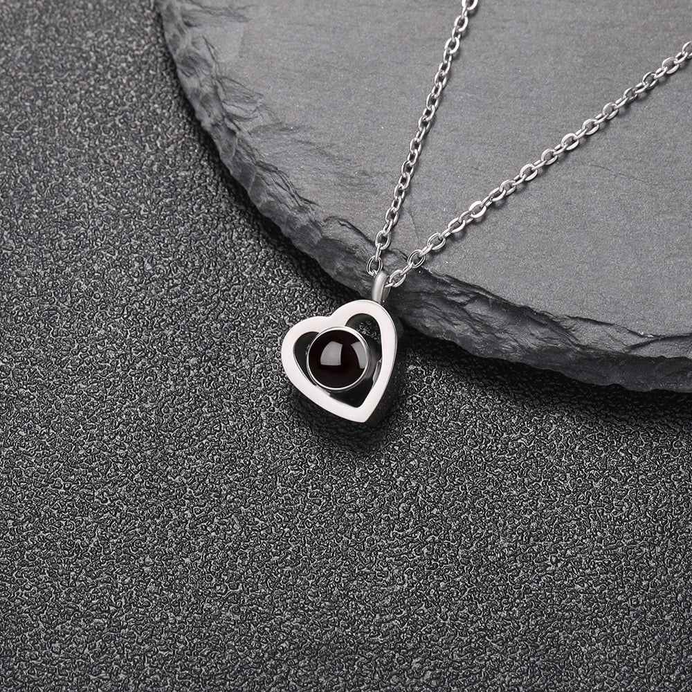 cosmic heart projection necklace - Lyra