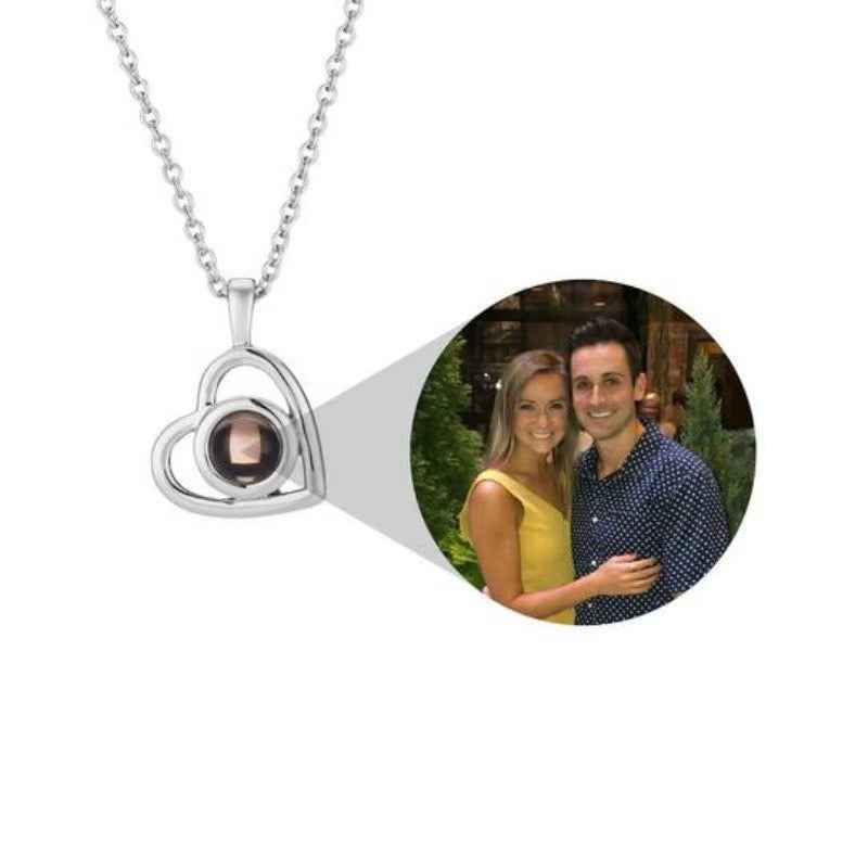 cosmic heart projection necklace - Lyra
