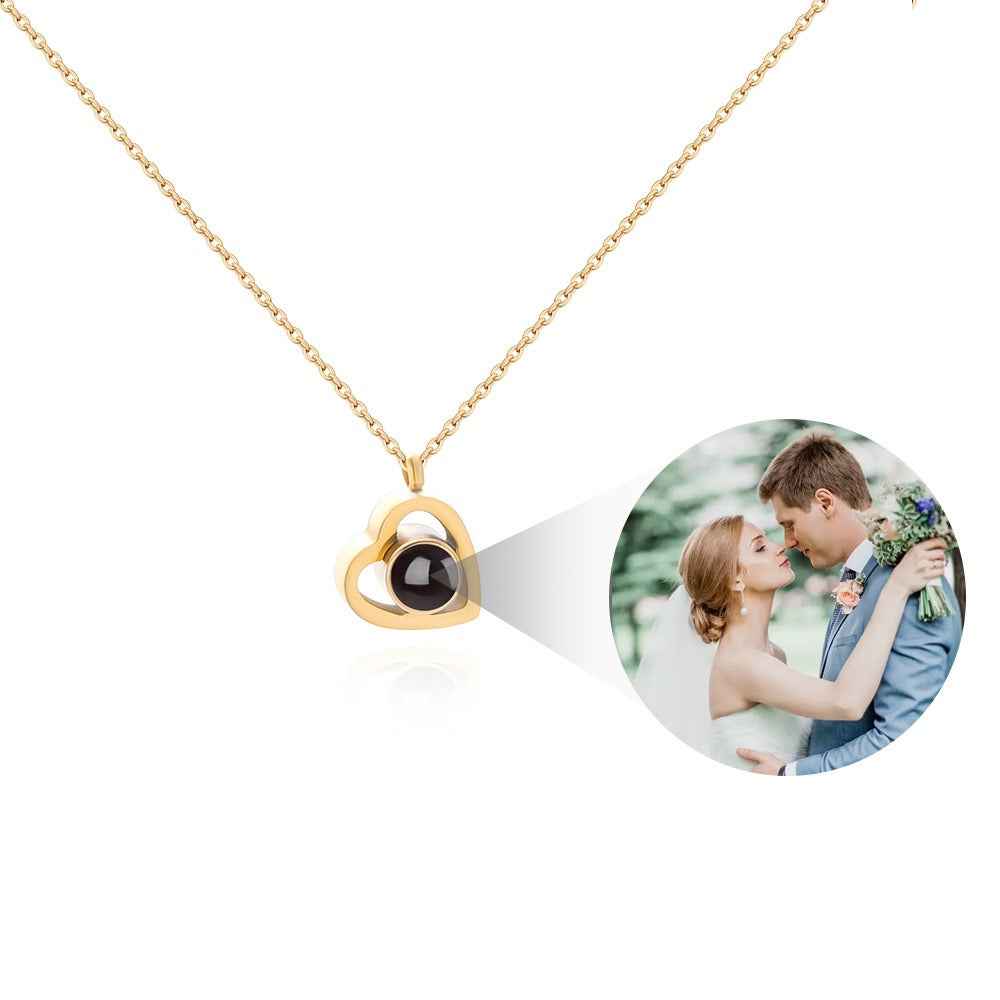 cosmic heart projection necklace - Lyra