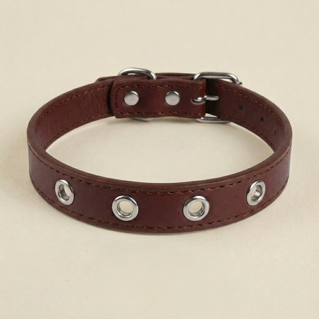 Customizable Leather Pet Collar