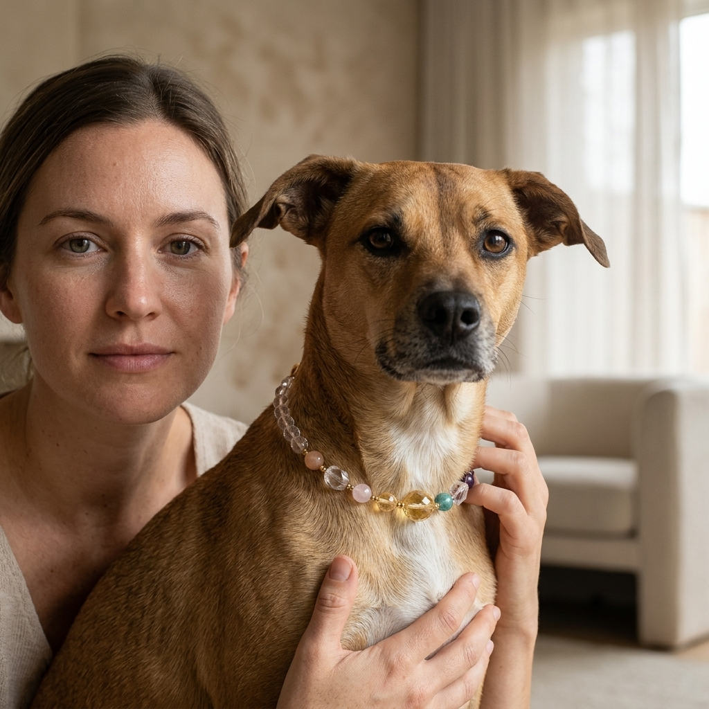 Matching Crystal Necklace for You & Your Pet