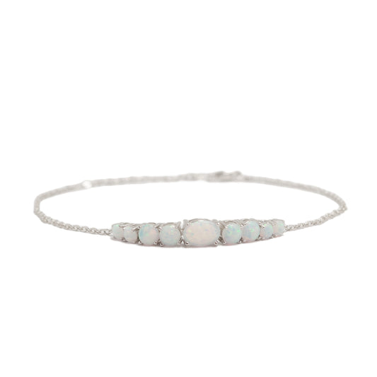 opal polaris bangle bracelet - Lyra