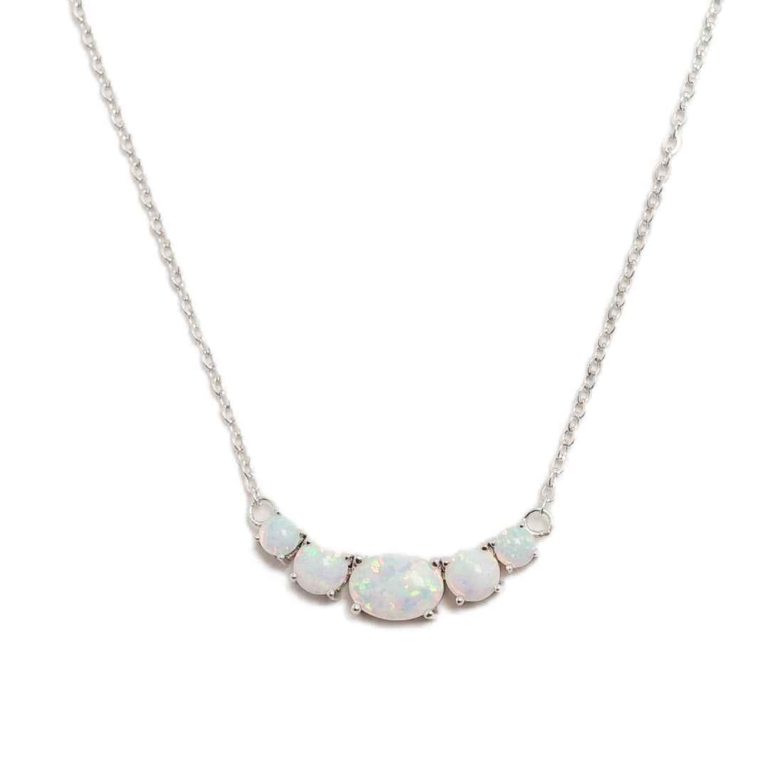 opal polaris necklace - Lyra