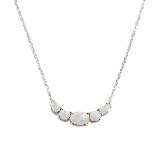 opal polaris necklace - Lyra