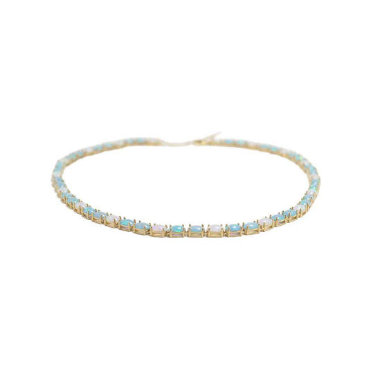 opal necklace - aurora - Lyra
