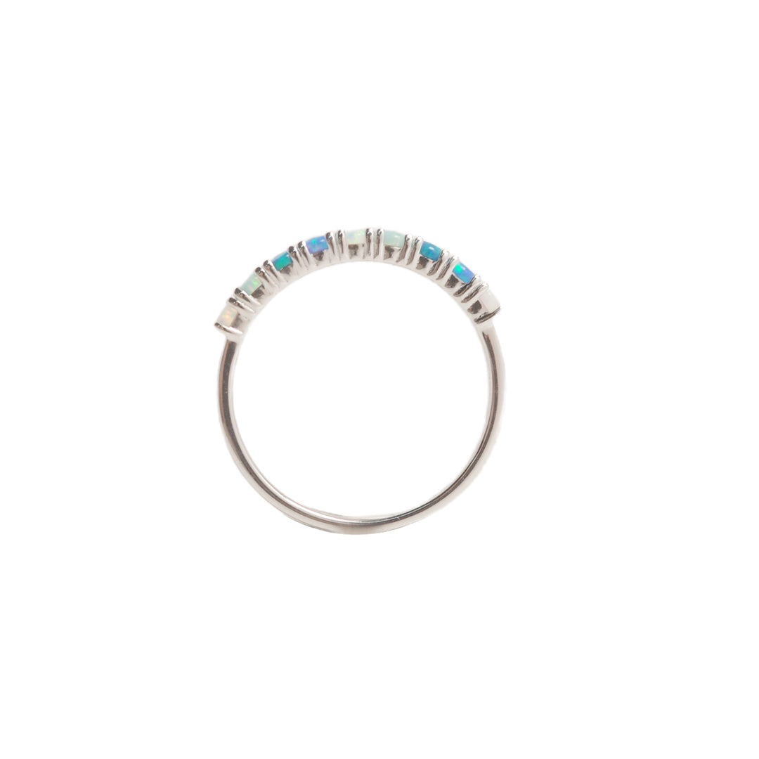 opal ring - aurora path - Lyra
