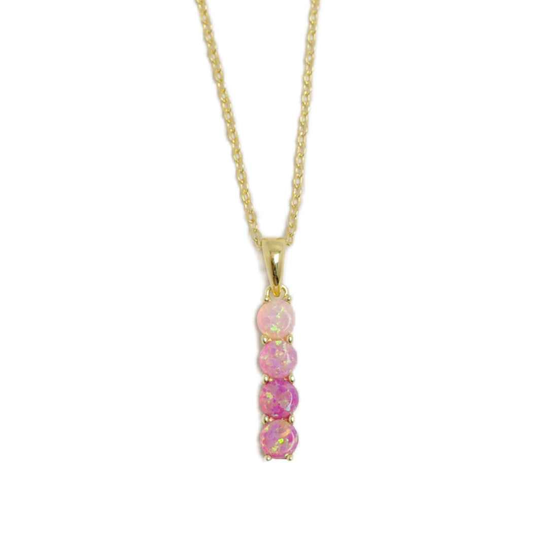 pink opal pendant - pillars of creation - Lyra