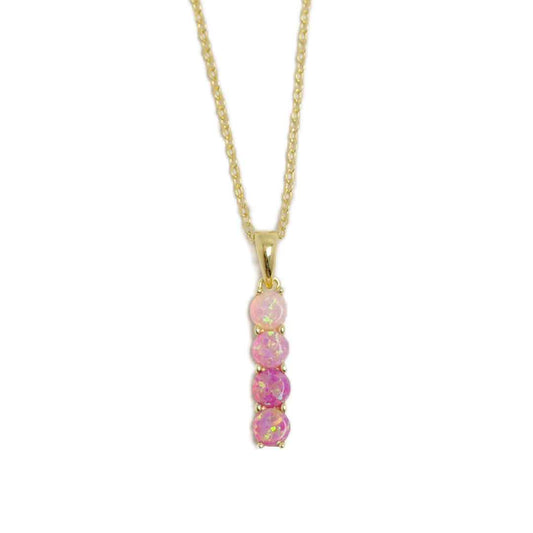 pink opal pendant - pillars of creation - Lyra