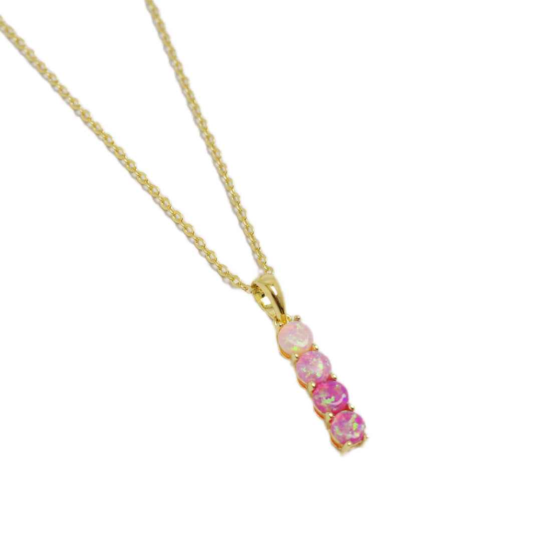pink opal pendant - pillars of creation - Lyra