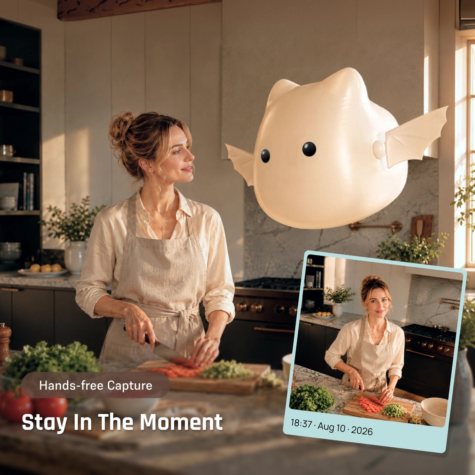 Orbi capturing a hands-free moment
